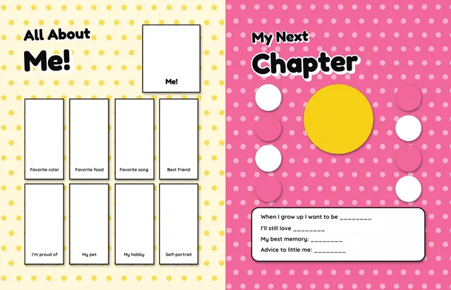 Snapshot Mosaic template, pages 46 and 47