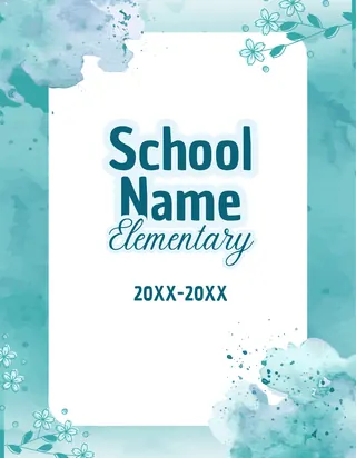 Splashtastic template, cover