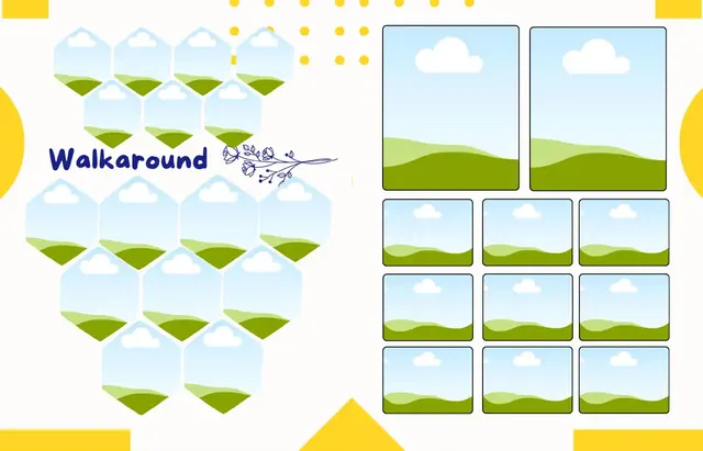 Splashtastic template, pages 12 and 13