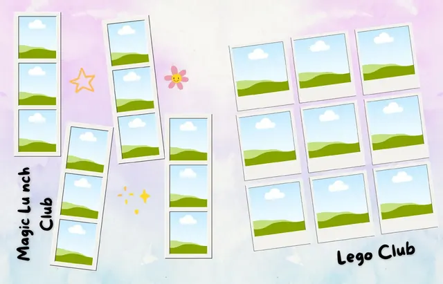 Splashtastic template, pages 24 and 25