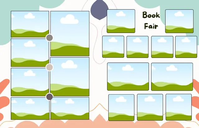 Splashtastic template, pages 28 and 29