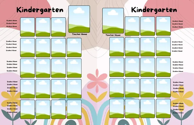 Splashtastic template, pages 40 and 41