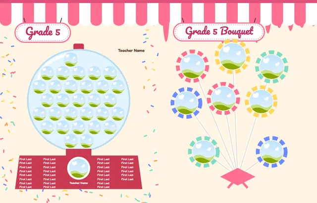 Sprinkle Shop template, pages 20 and 21