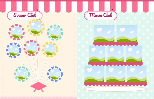 Sprinkle Shop template, pages 40 and 41