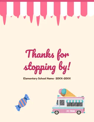 Sprinkle Shop template, back cover