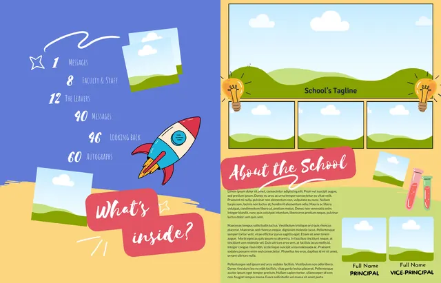 STEM template, pages 2 and 3