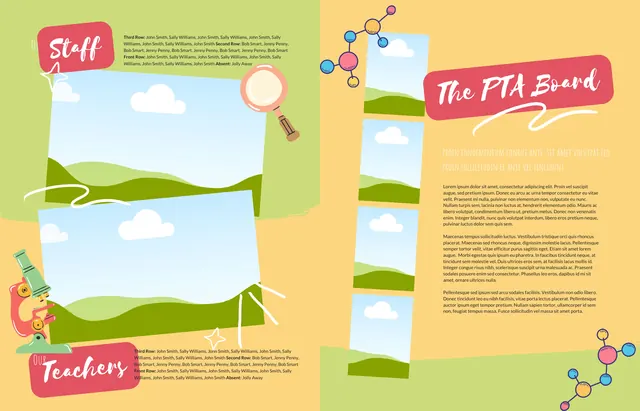 STEM template, pages 4 and 5