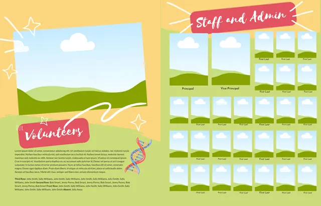 STEM template, pages 6 and 7