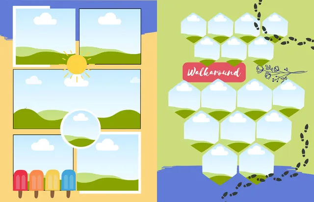 STEM template, pages 26 and 27