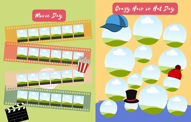 STEM template, pages 30 and 31