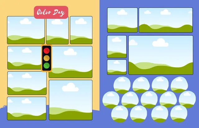 STEM template, pages 32 and 33
