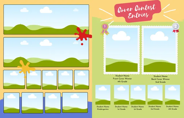 STEM template, pages 52 and 53
