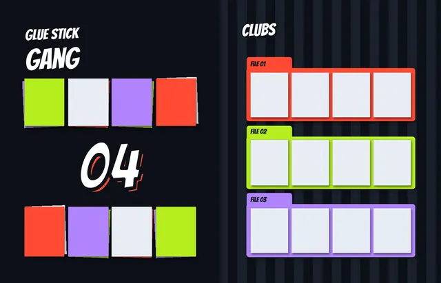 Supply Closet template, pages 38 and 39
