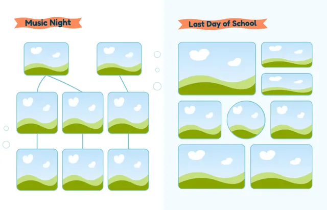 Under the Sea template, pages 36 and 37
