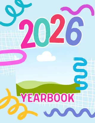 Vibrant Strokes template, cover