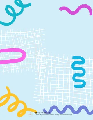 Vibrant Strokes template, back cover