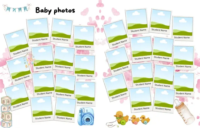 Watercolor Whispers template, pages 50 and 51