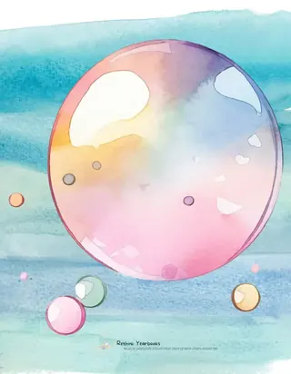 Watercolor Whispers template, back cover
